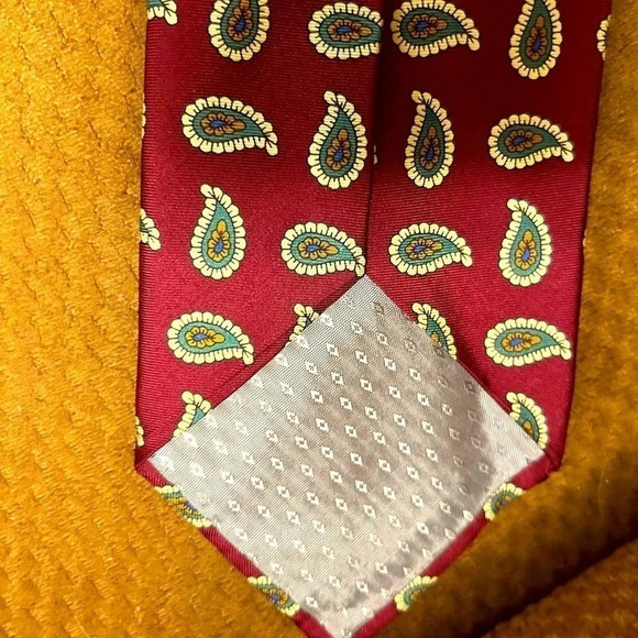Vintage holt Renfrew paisley silk tie - Picture 4 of 4